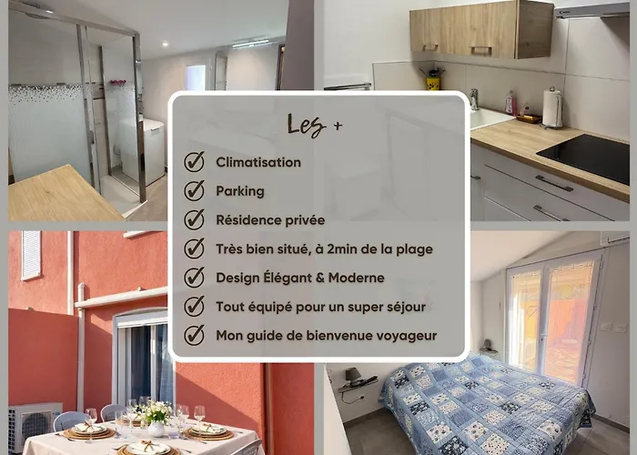 Clos Des Pins- Climatisation-parking-draps By Lcg Holiday home Gruissan